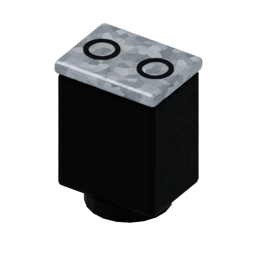 Recycling bin, 3D model preview