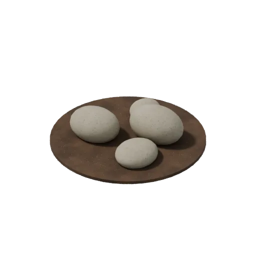Rock garden, 3D model preview