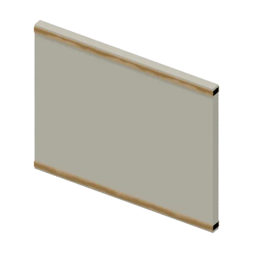 Room partition, 3D model preview