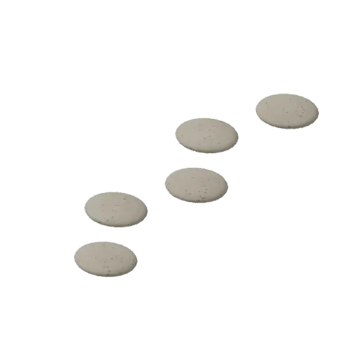 Stepping stones, 3D model preview