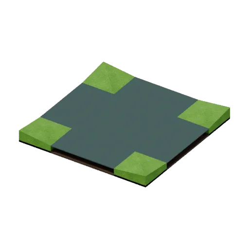 Stream junction, 3D model preview