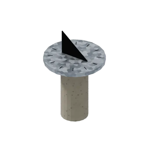 Sundial, 3D model preview