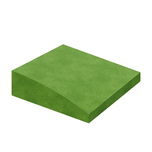 Terrain bank end, 3D model preview