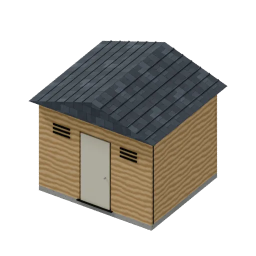 Toilet, 3D model preview