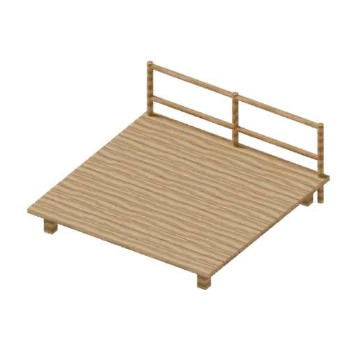 View deck, 3D model preview