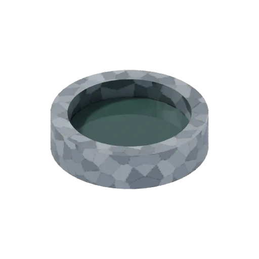 Water bowl, 3D model preview