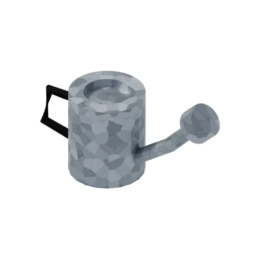 Watering can, 3D model preview