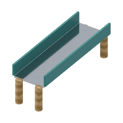 Playgrounds — channel straight, 3D model preview