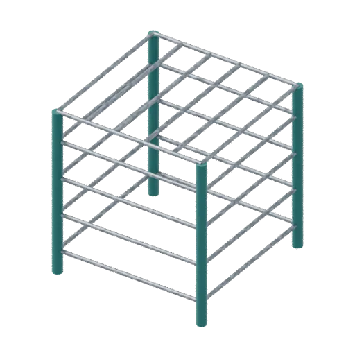 Playgrounds — climbing cube, 3D model preview