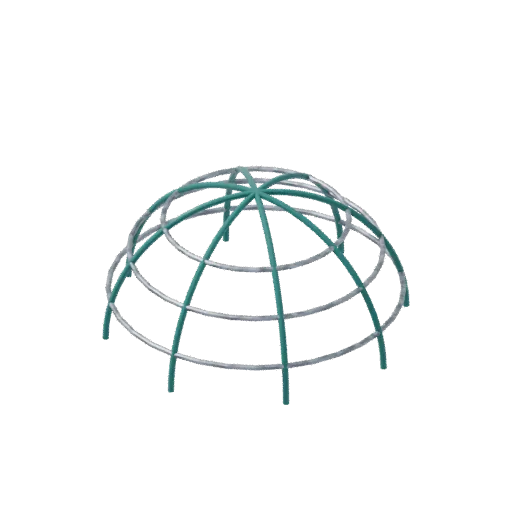 Playgrounds — climbing dome, 3D model preview