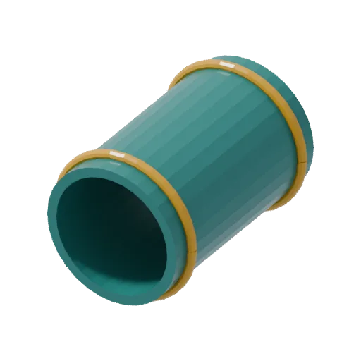 Playgrounds — crawl tunnel, 3D model preview