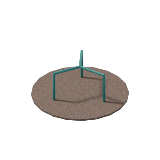 Playgrounds — flush roundabout, 3D model preview