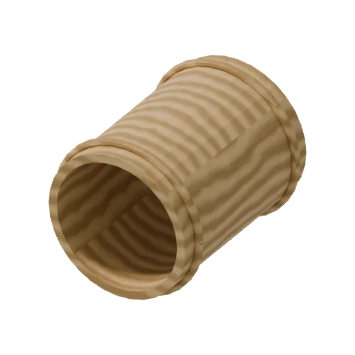 Playgrounds — hollow trunk, 3D model preview