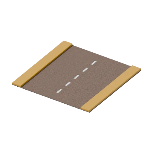 Playgrounds — mini street straight, 3D model preview