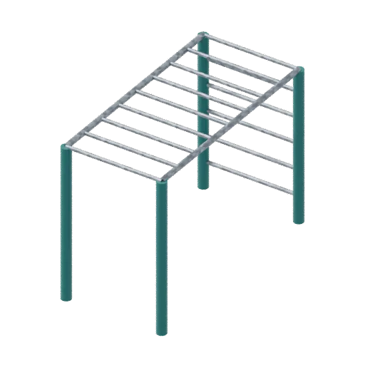 Playgrounds — monkey bars, 3D model preview