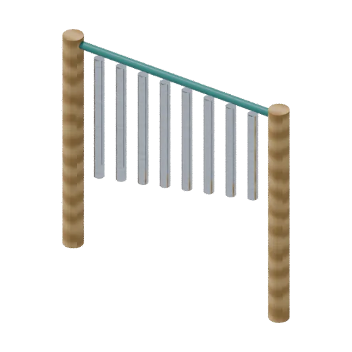 Playgrounds — musical panel, 3D model preview