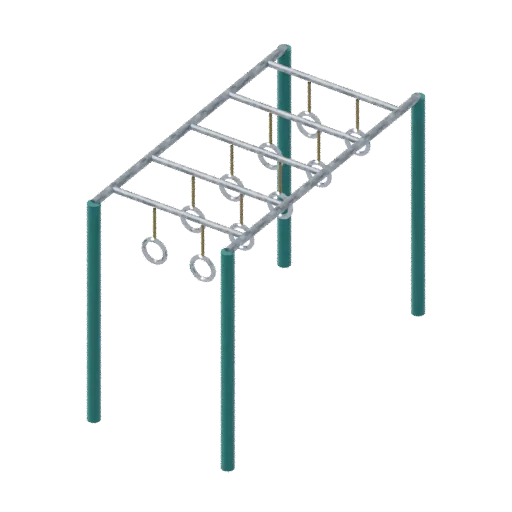 Playgrounds — overhead rings, 3D model preview
