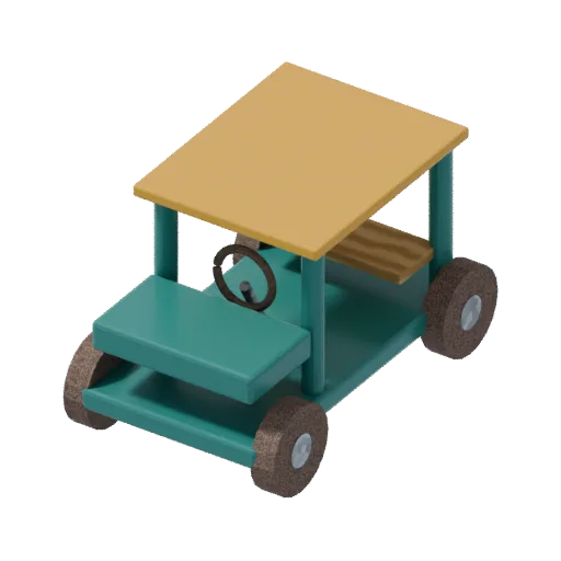 Playgrounds — play vehicle, 3D model preview