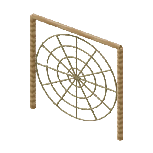 Playgrounds — rope web, 3D model preview