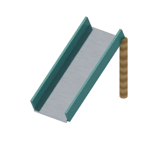 Playgrounds — sand chute, 3D model preview
