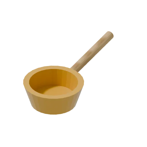 Playgrounds — sand scoop, 3D model preview
