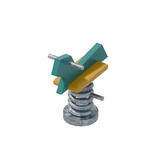 Playgrounds — spring rider, 3D model preview