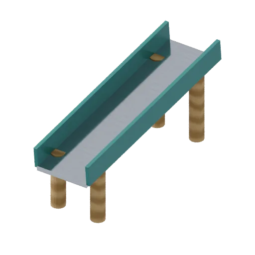 Playgrounds — water channel, 3D model preview
