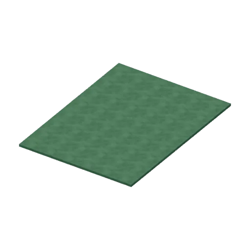 Artificial wicket strip, 3D model preview