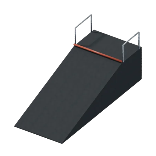 Bmx start ramp, 3D model preview