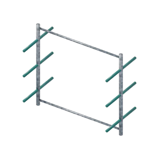 Boat rack, 3D model preview