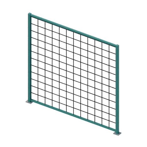 Cage panel, 3D model preview