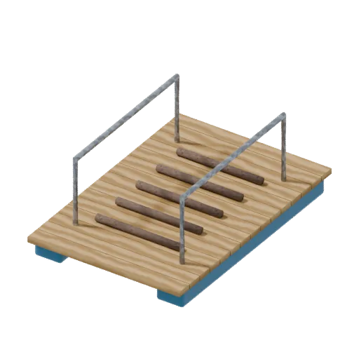 Canoe launch, 3D model preview