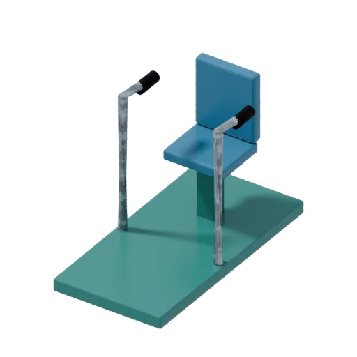 Chest press, 3D model preview