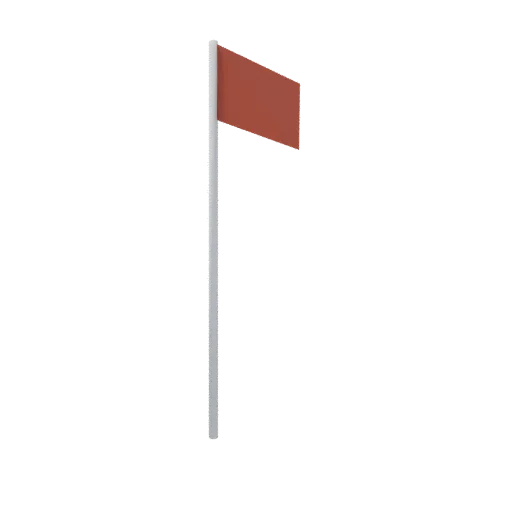 Corner flag, 3D model preview