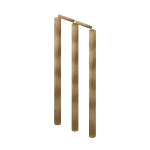 Cricket wicket, 3D model preview