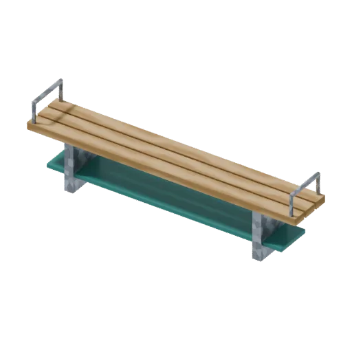 Equipment bench, 3D model preview