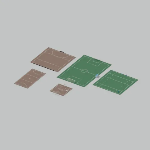 Field sports equipment, 3D model preview