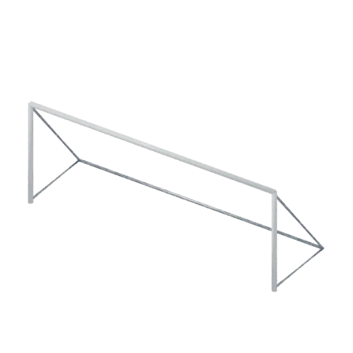 Football goal, 3D model preview