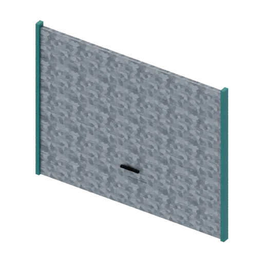 Garage door, 3D model preview