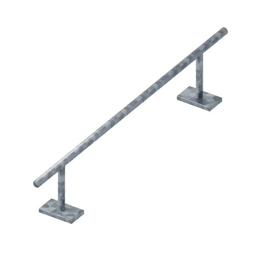 Grind rail, 3D model preview