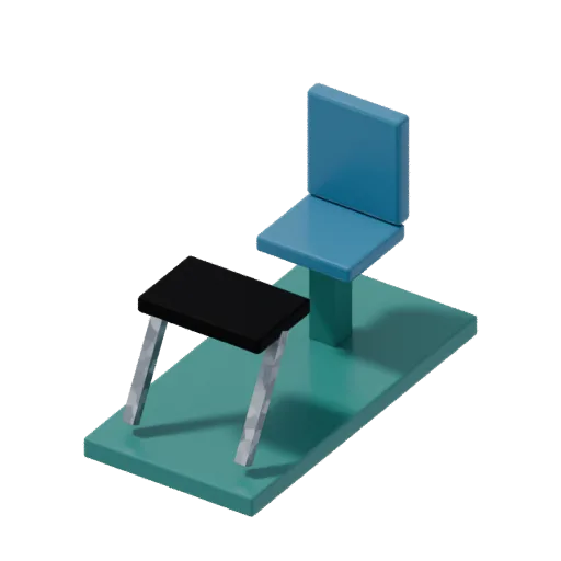 Leg press, 3D model preview