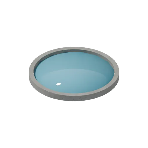 Paddling pool, 3D model preview