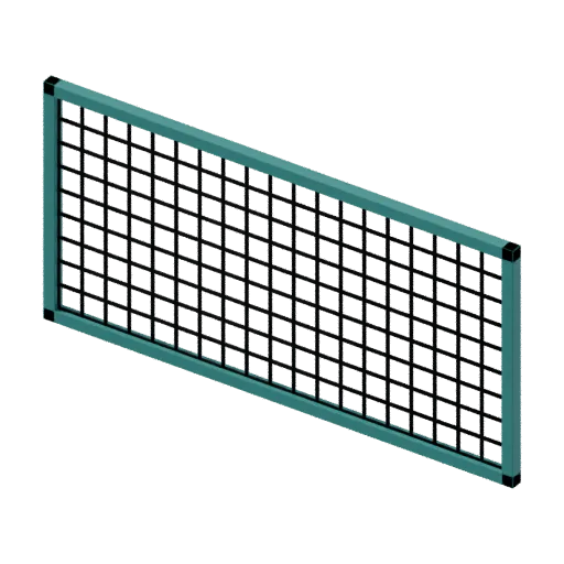 Padel mesh top, 3D model preview