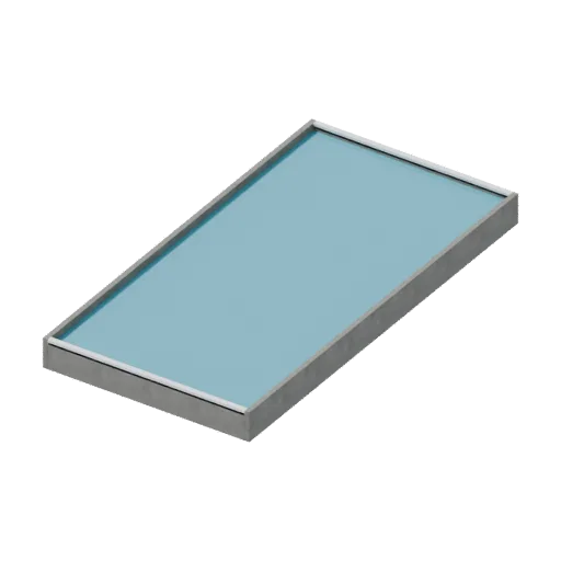 Pool basin, 3D model preview