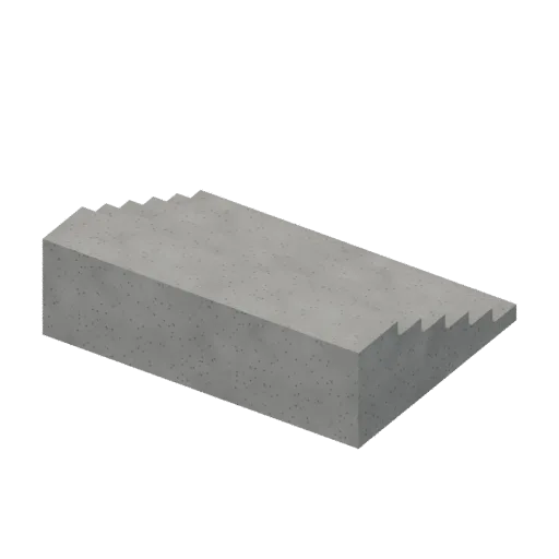 Pool start deck, 3D model preview