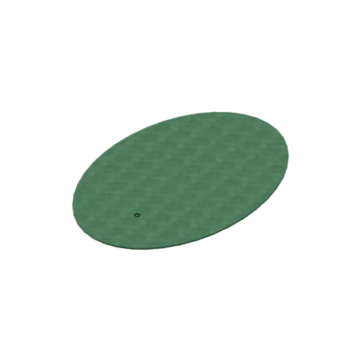 Putting green, 3D model preview