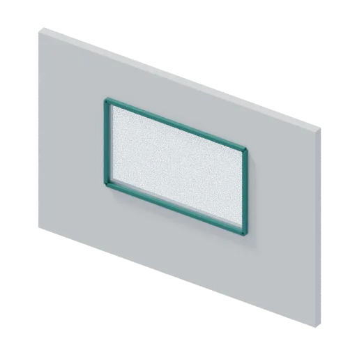 Room window, 3D model preview