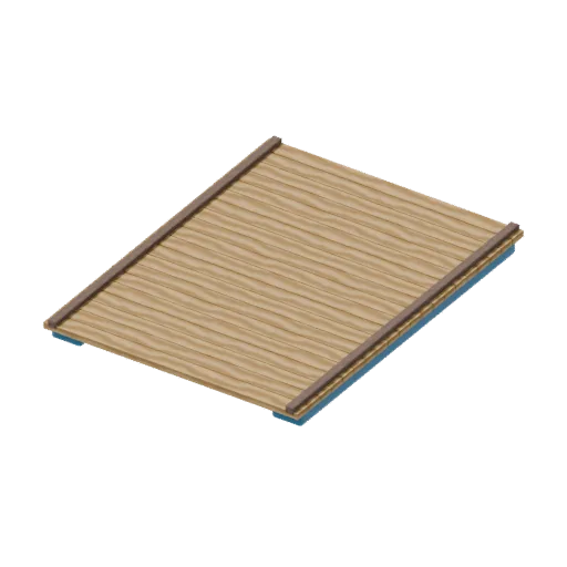Rowing platform, 3D model preview