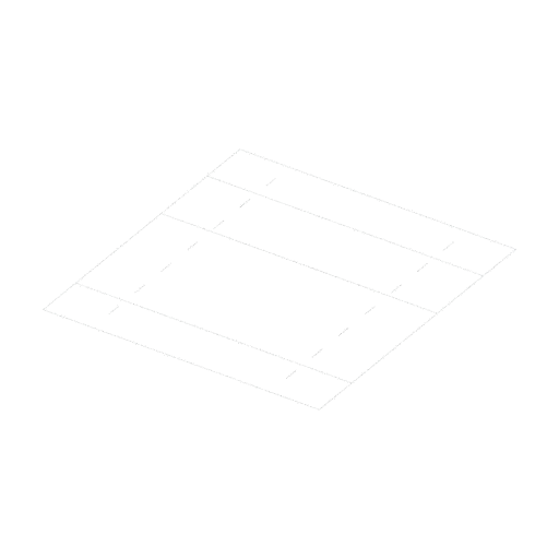 Rugby half markings, 3D model preview