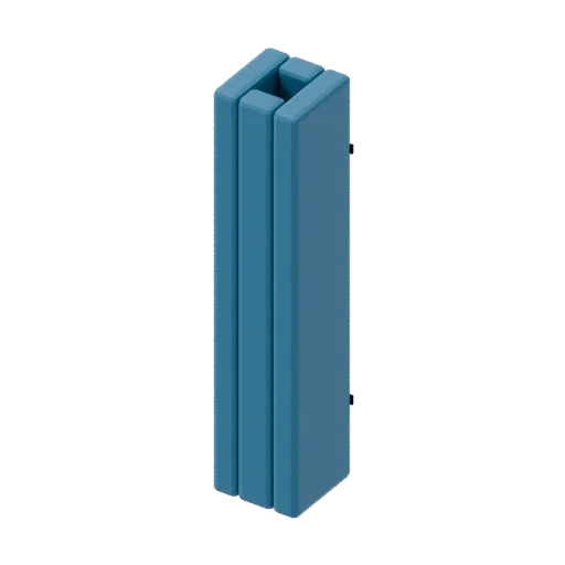 Rugby post pad, 3D model preview
